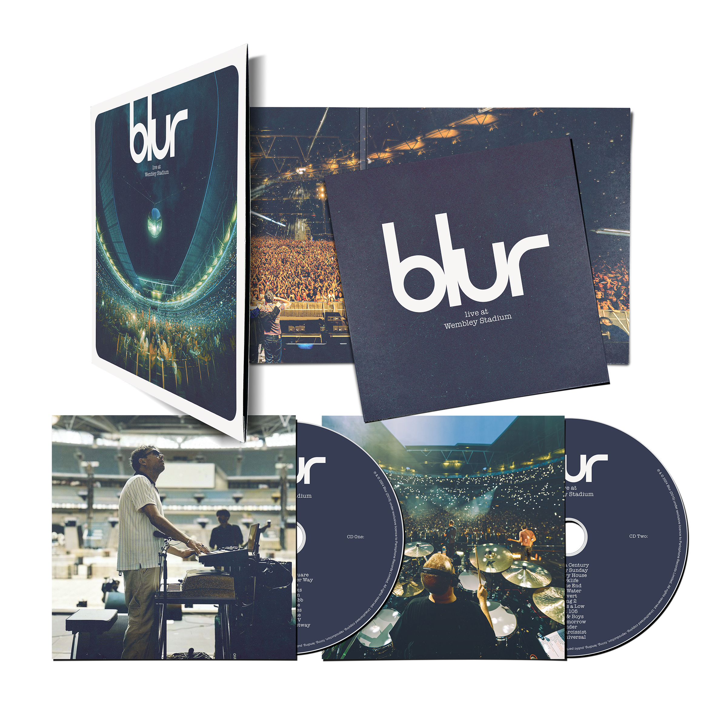Live At Wembley Black 2LP | Blur Official Store